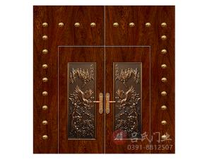 名稱：大鵬展翅-型號：鋼板大門